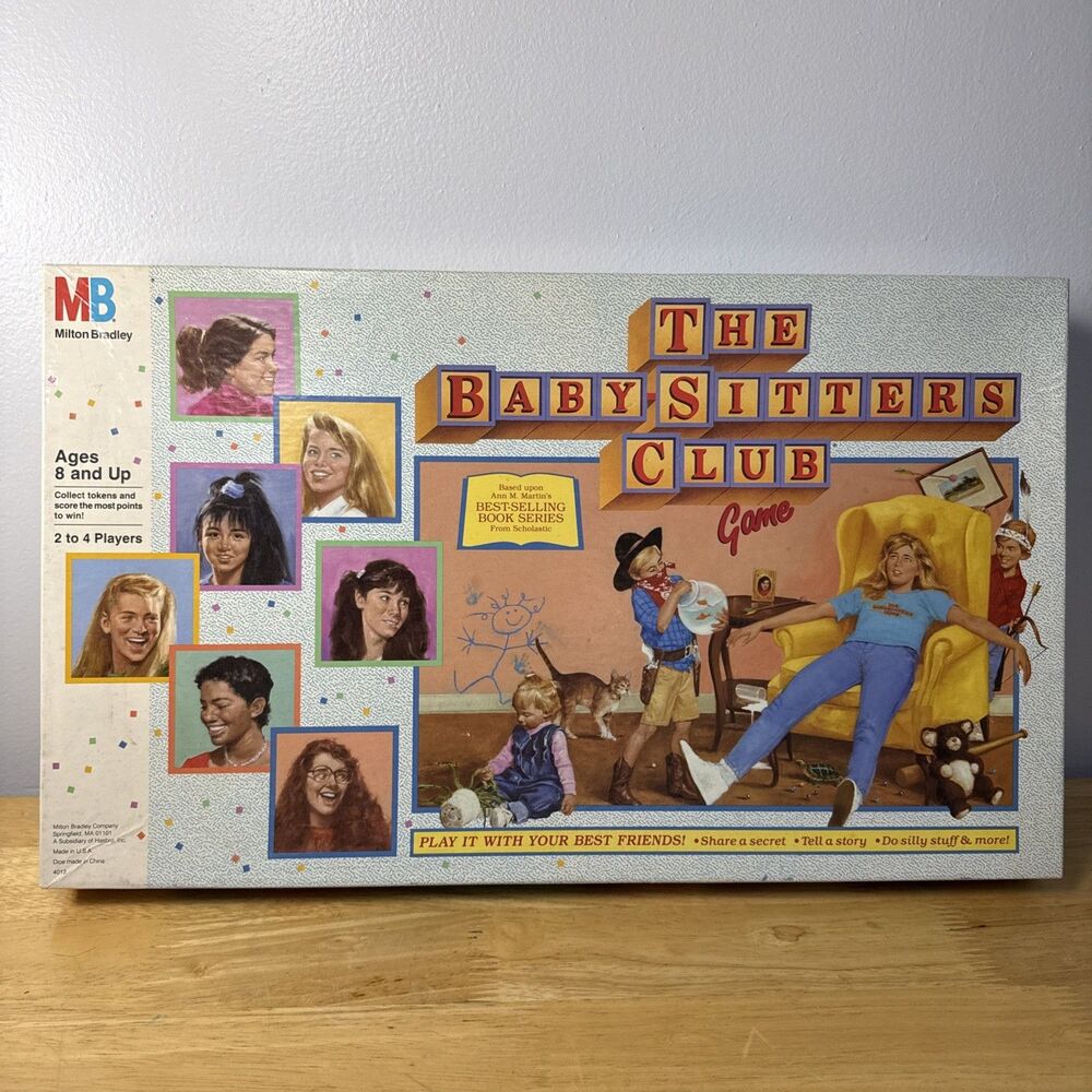 VINTAGE The Baby Sitters Club Game COMPLETE Milton Bradley 1989